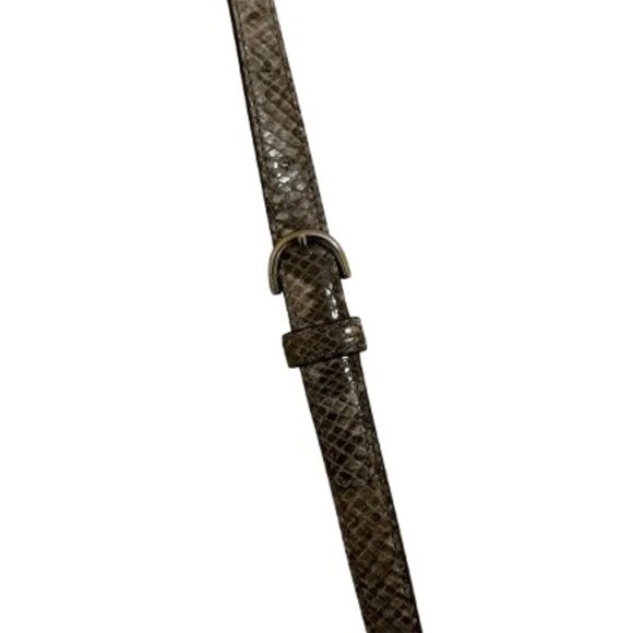 Coach Campbell Satchel Snakeskin Convertible Leather Shoulder Bag Purse - NWOT - Picture 9 of 14